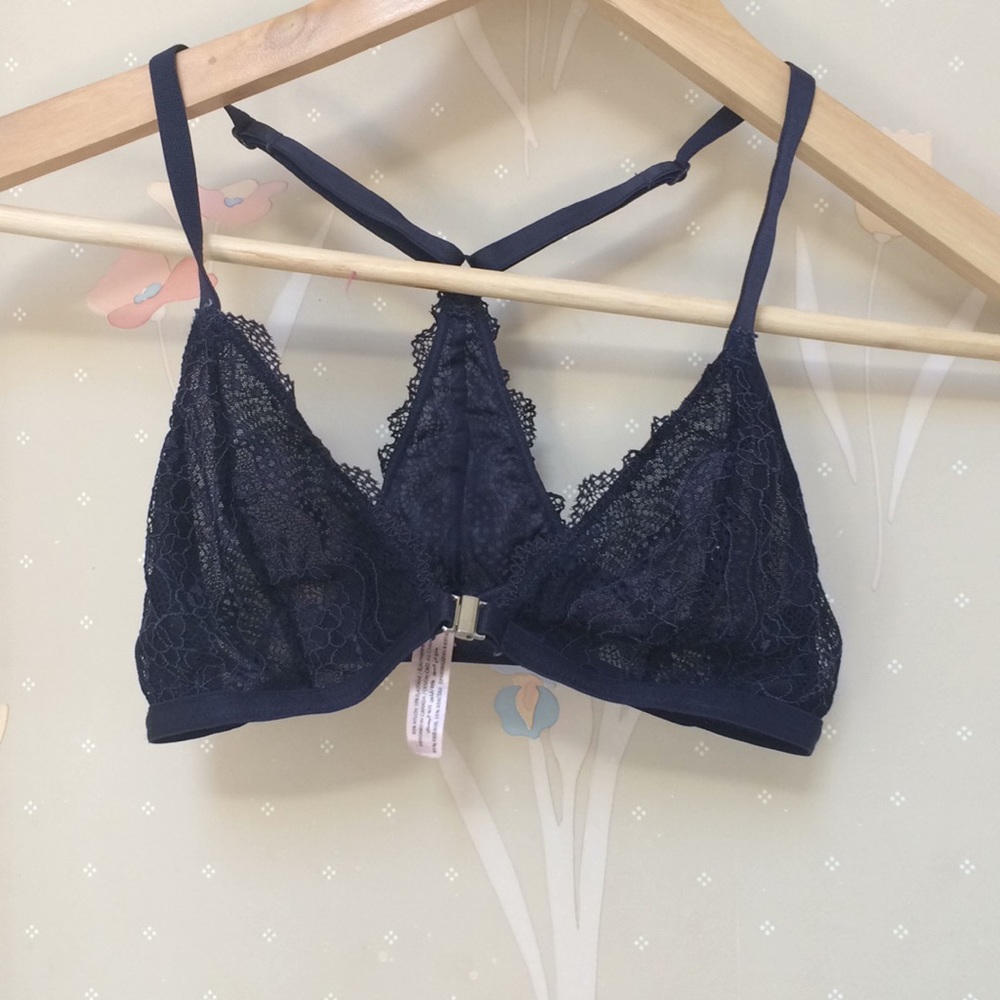 navy blue bralette